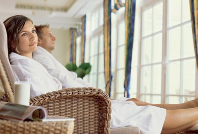 Relaxzone im Wellness-Bereich