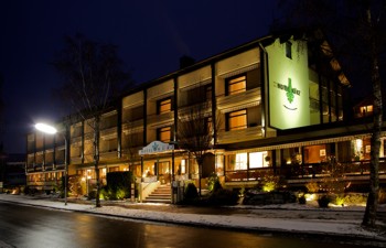 Hotel in der Nacht