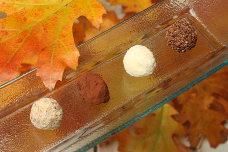 Hausgemachte Pralinen
