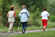 Frische Luft und Ausdauer beim Nordic Walking